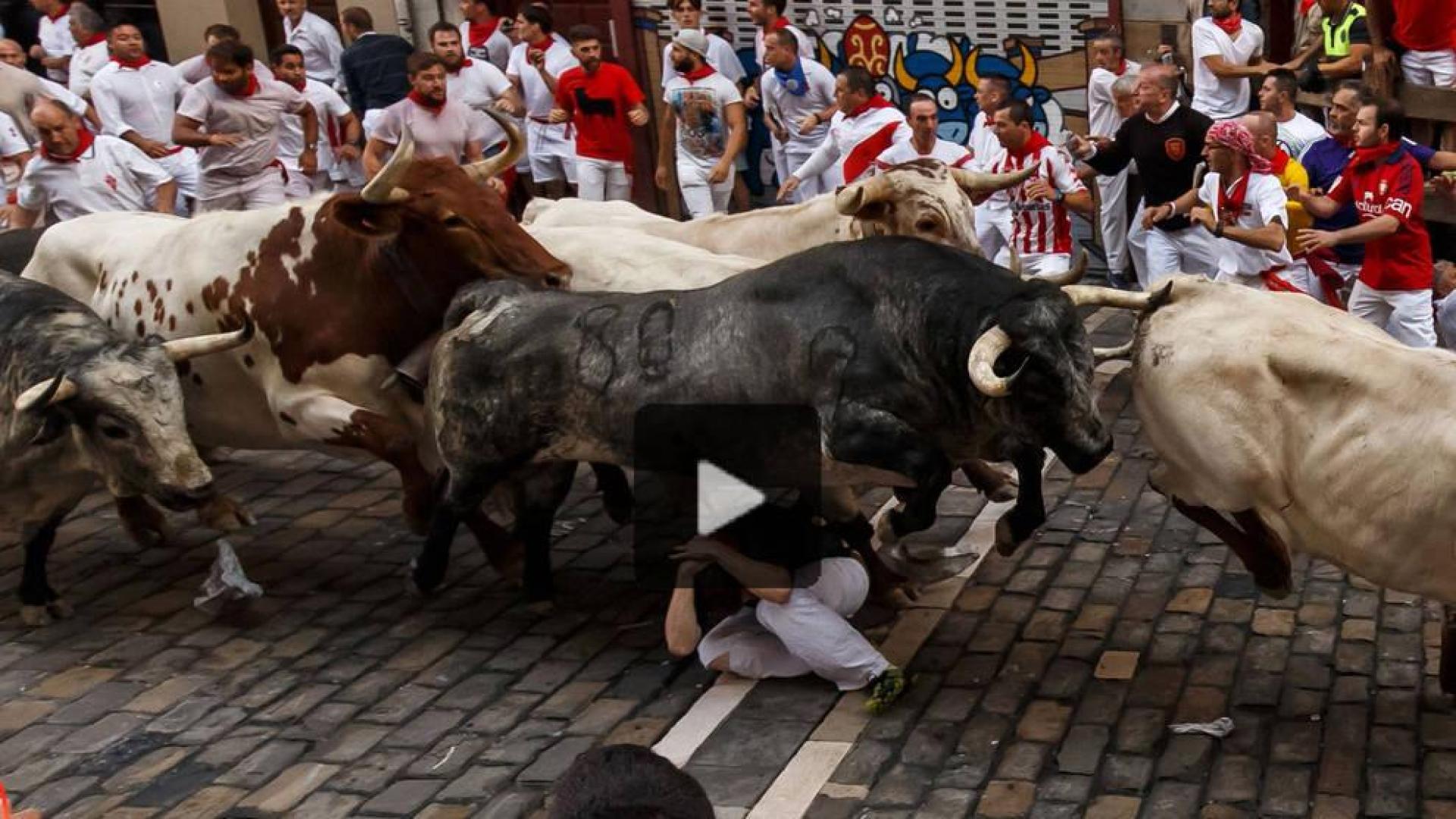 Vídeo del primer encierro de San Fermín