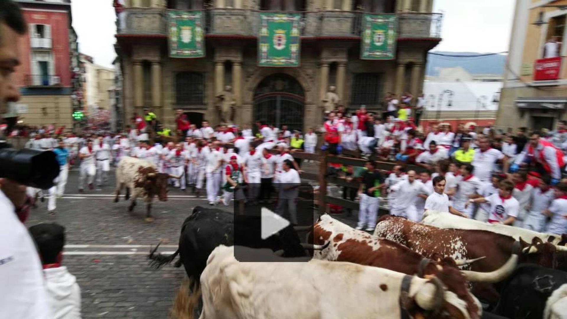 Vídeo del tercer encierro de San Fermín