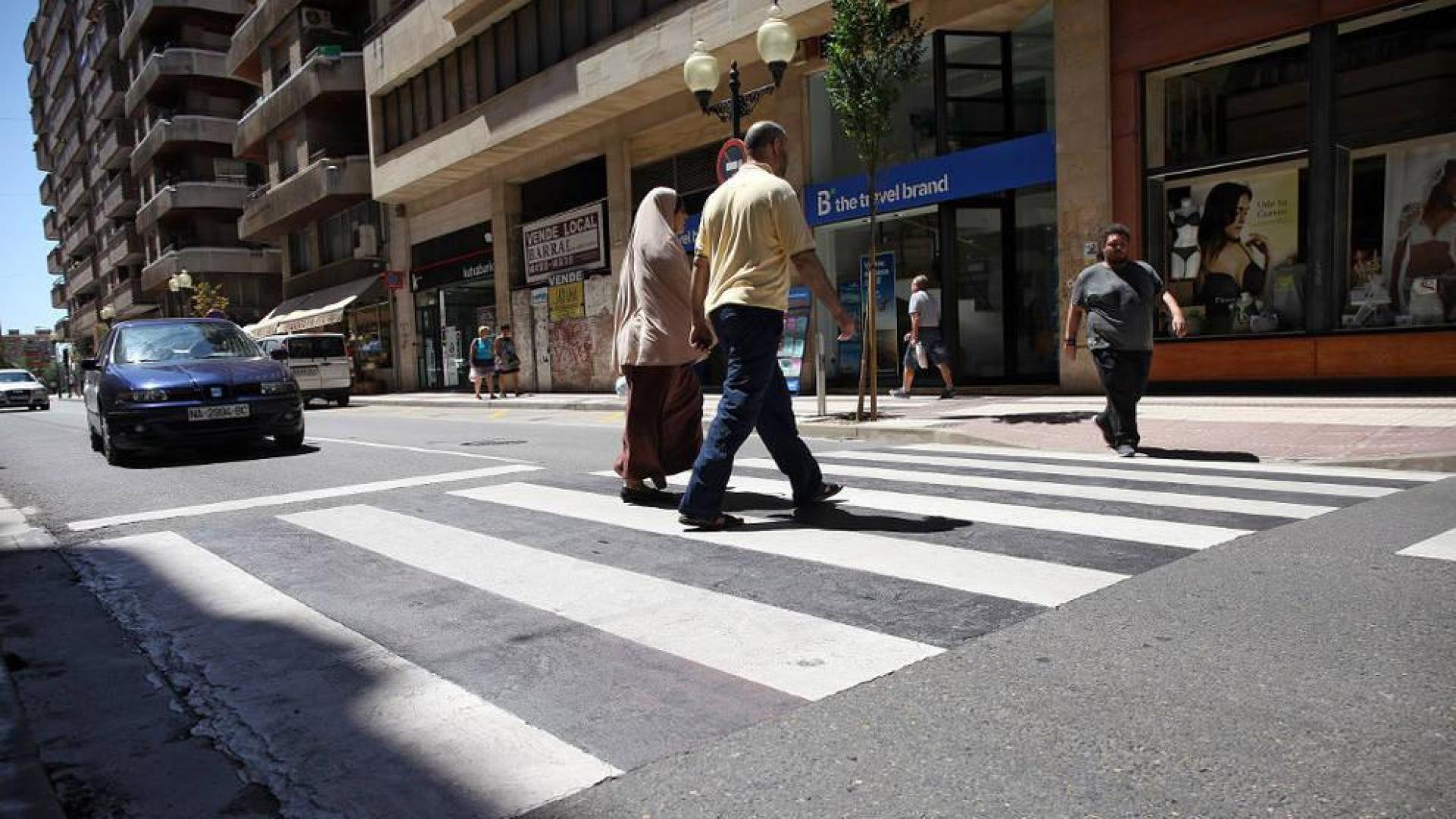 Tudela tuvo que quitar la pintura roja de 3 pasos tras una resolución del TAN