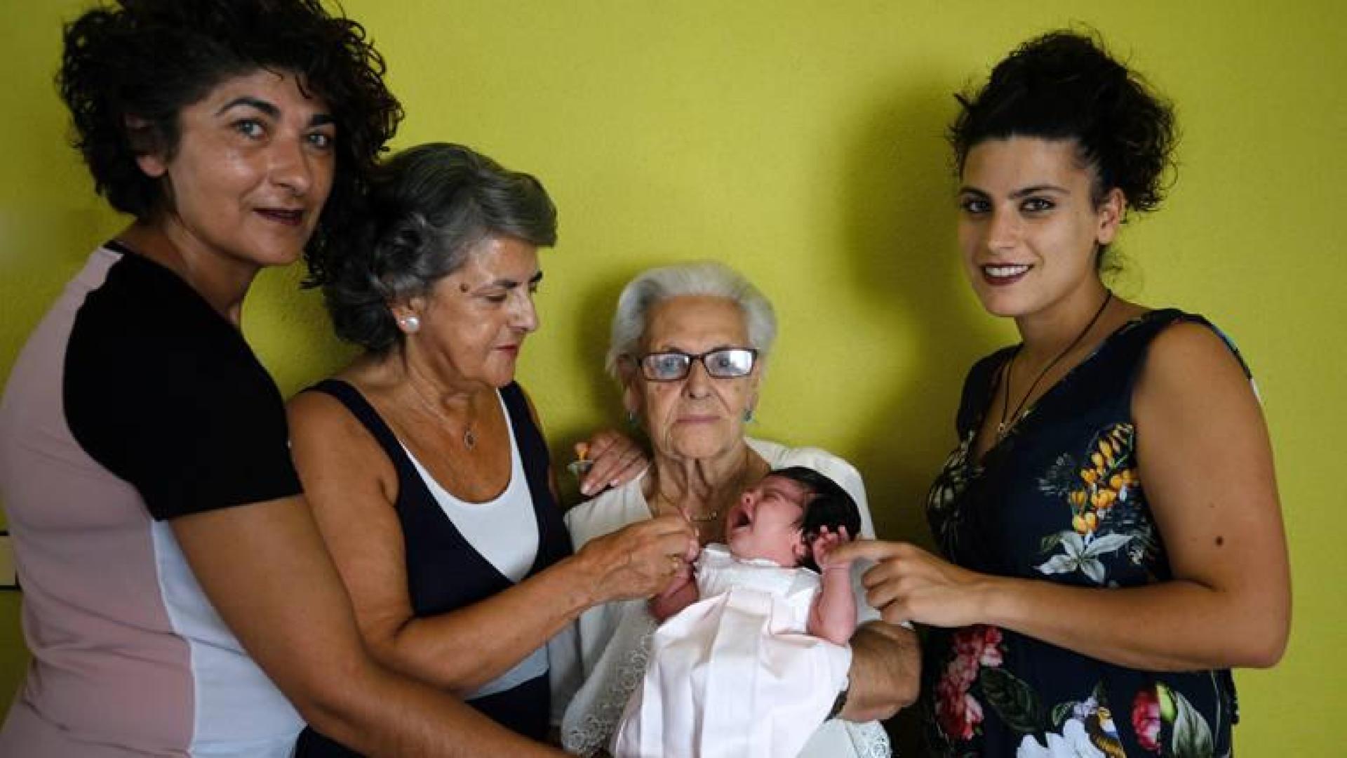 Tatarabuela a los 84 años