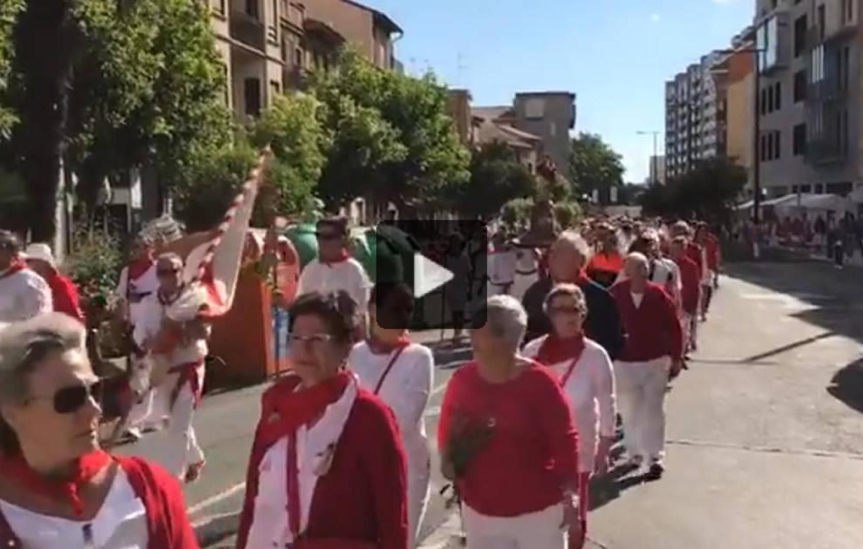 Procesión de Santiago 2017 en Tudela