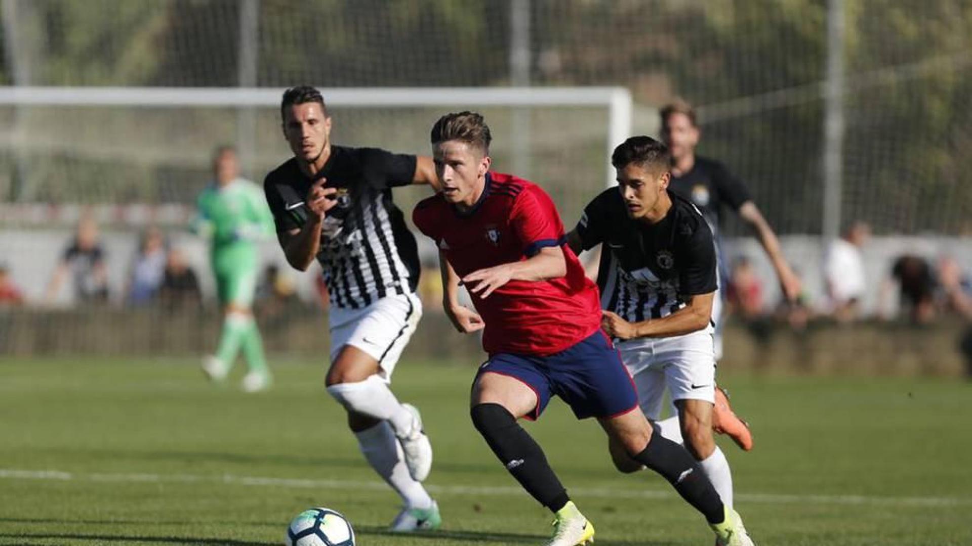 Osasuna inaugura los amistosos de pretemporada con buen pie