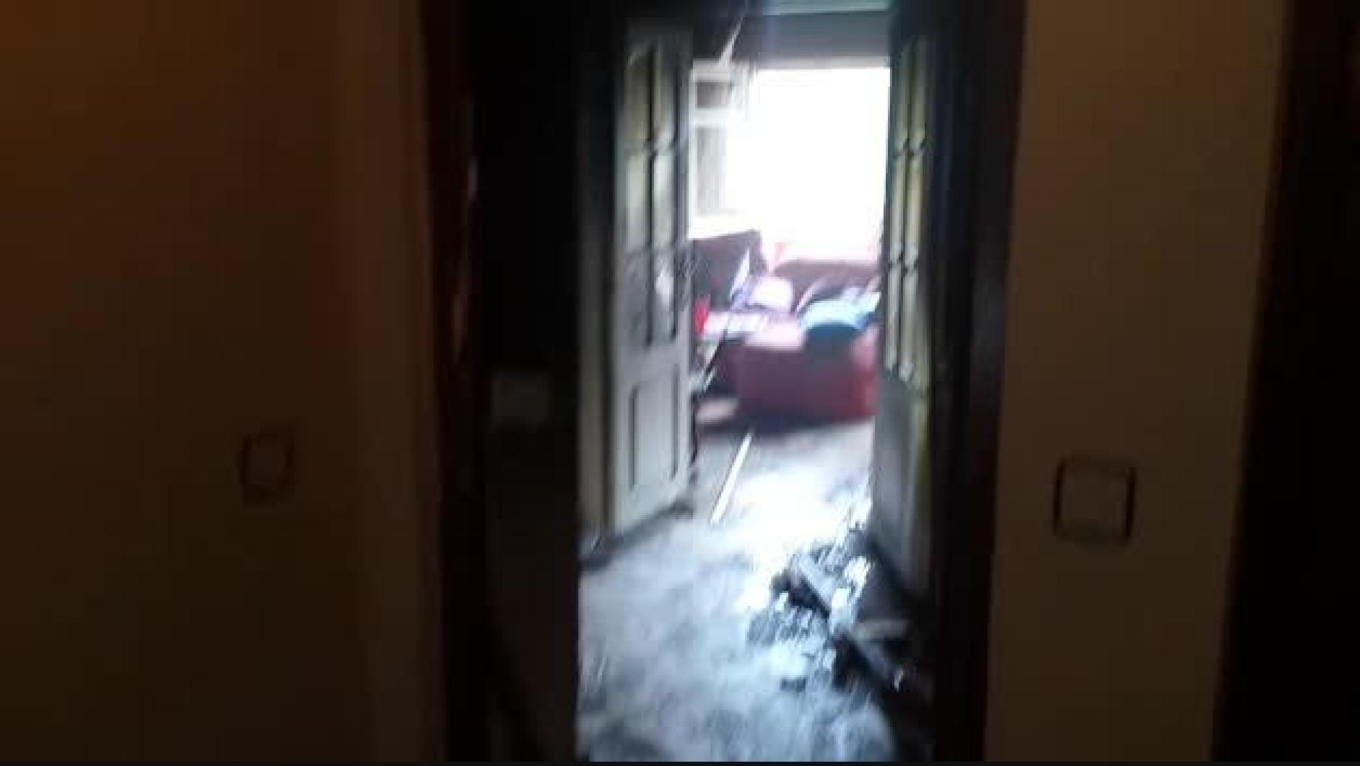 Incendio en la Rochapea