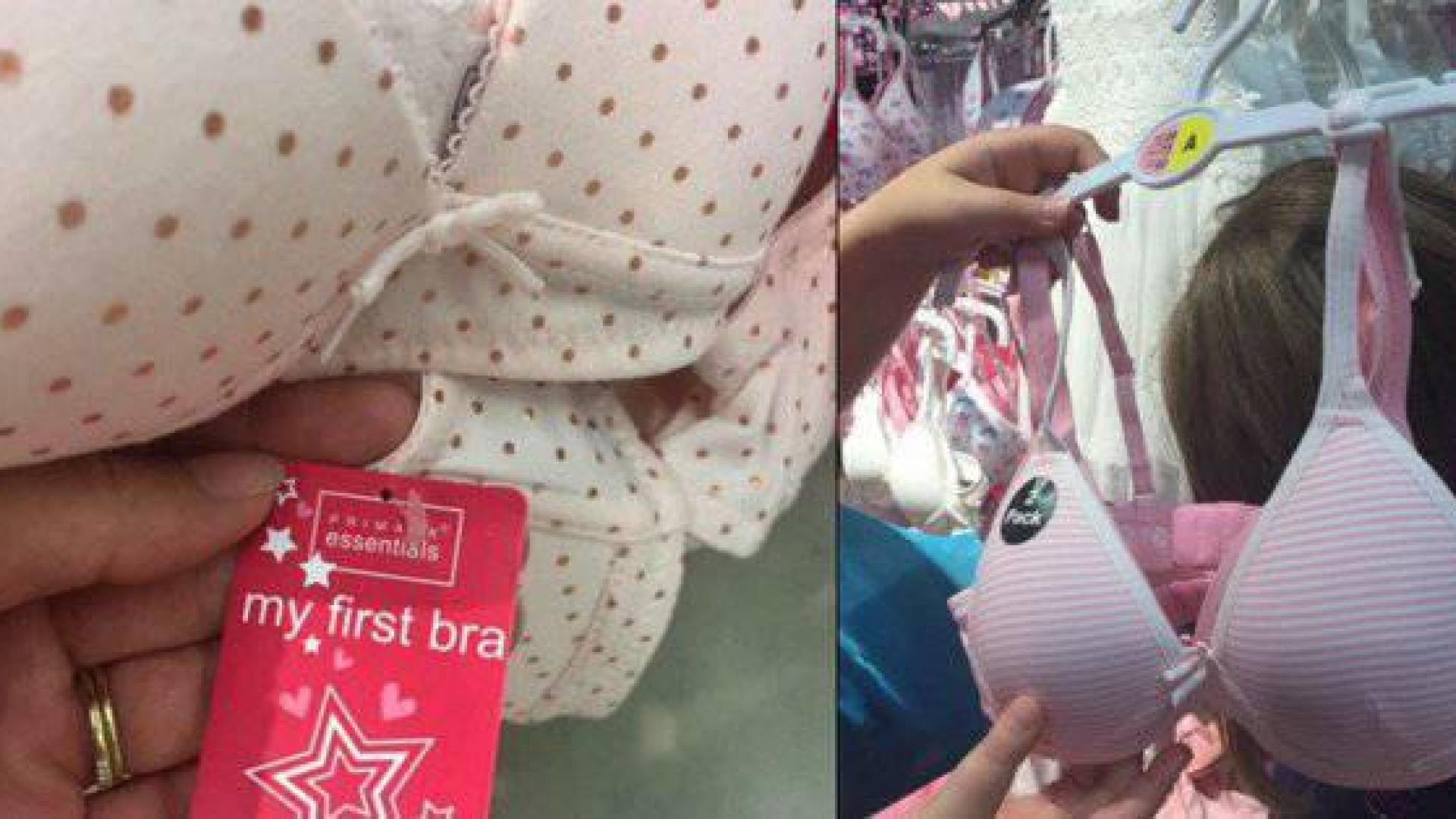 Polémica por unos sujetadores con relleno de Primark para niñas de 7 años