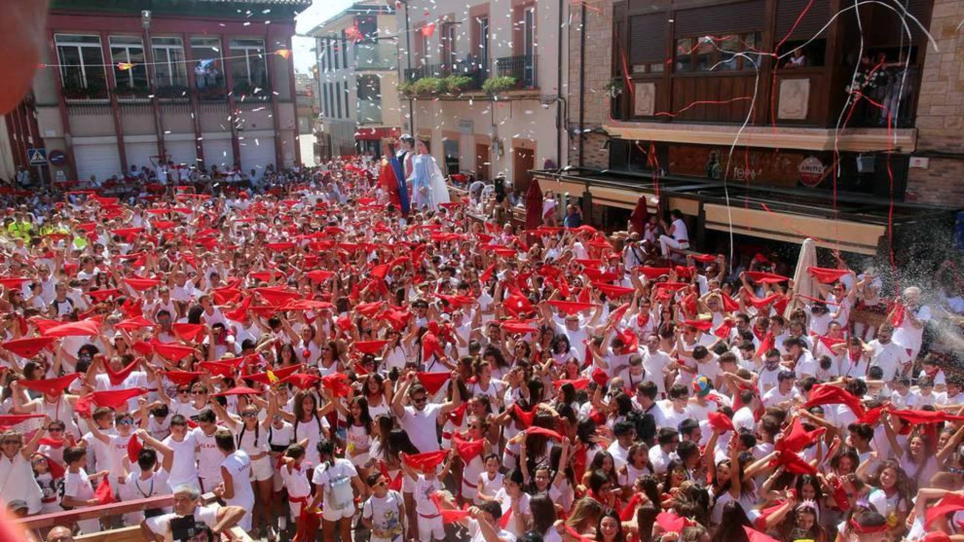 Imágenes del comienzo de las fiestas.