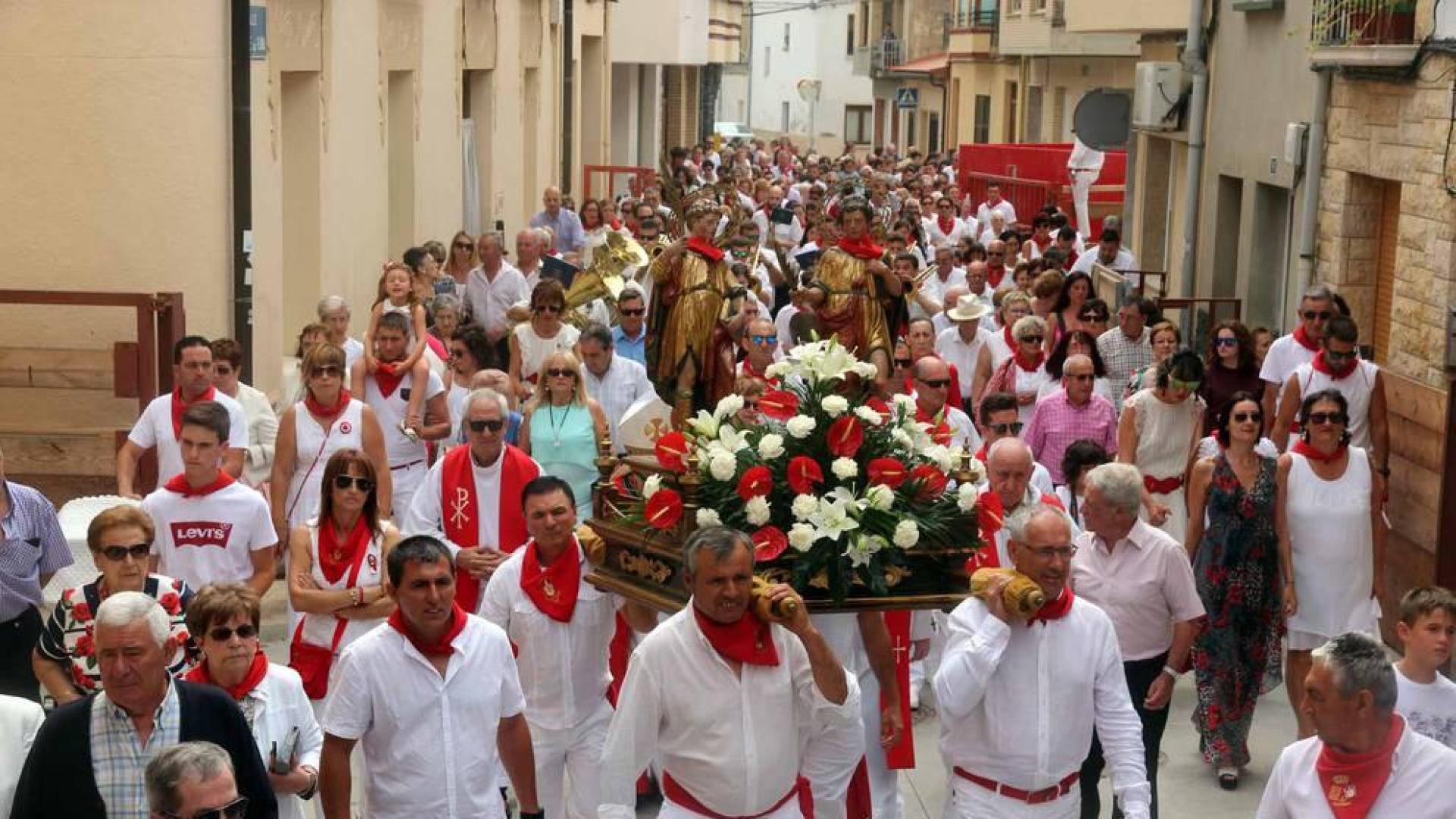 Imágenes del acto en honor a los santos Justo y Pastor.