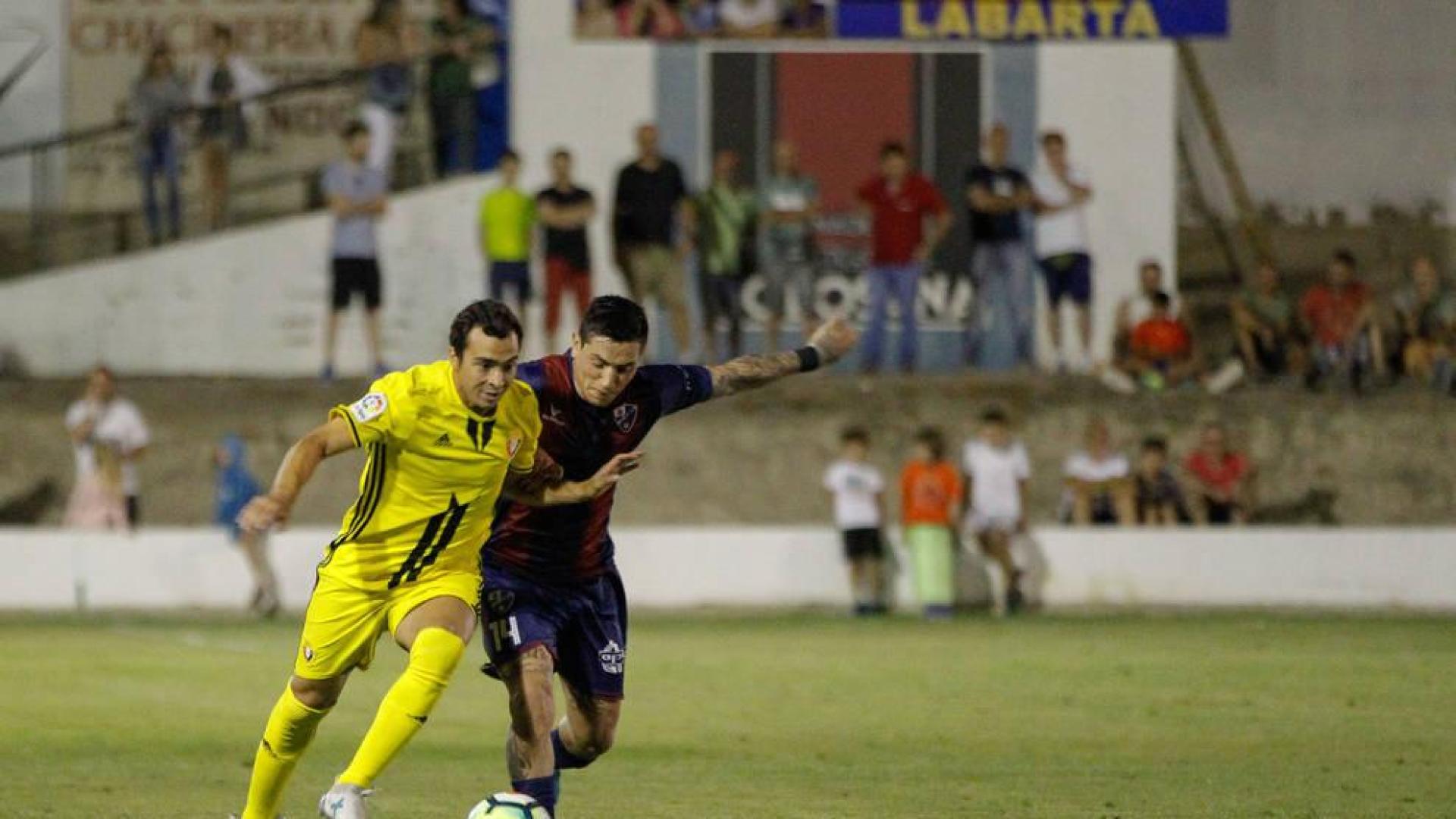 Osasuna se mide hoy al Logroñés