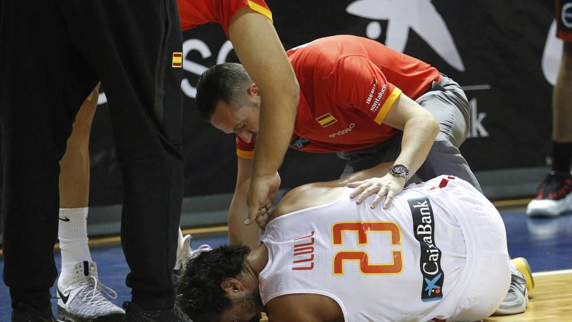 España pierde a Sergio Llull, lesionado para al menos seis meses