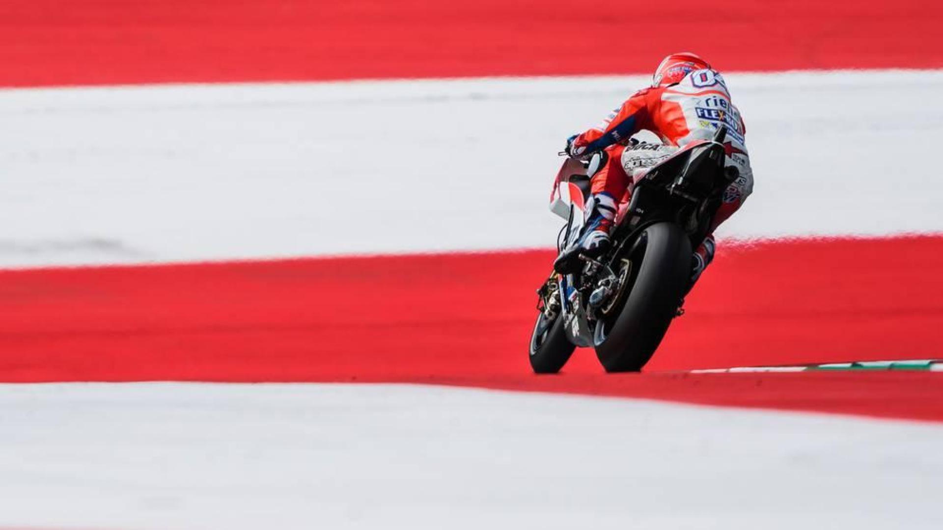 Dovizioso logra la victoria en Austria por delante de Márquez y Pedrosa
