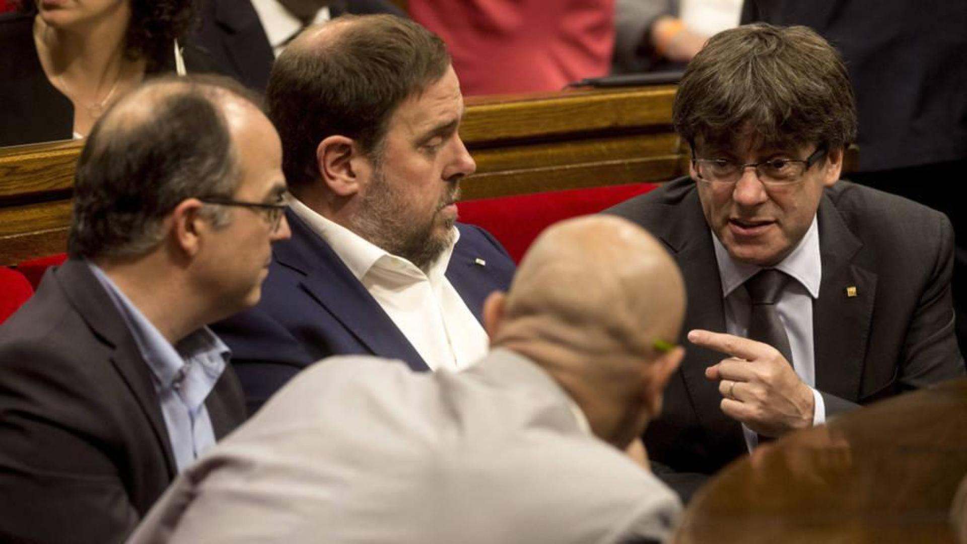 El independentismo no desvelan los plazos para aprobar la ley del referéndum