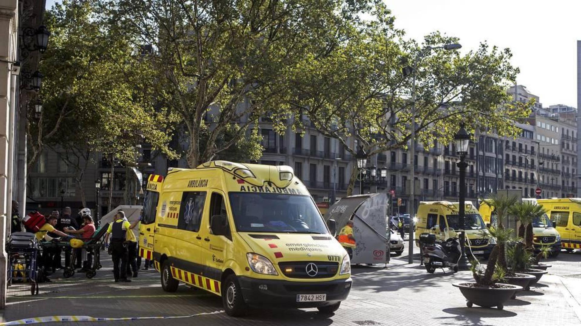 atropello masivo por una furgoneta en las Ramblas de Barcelona