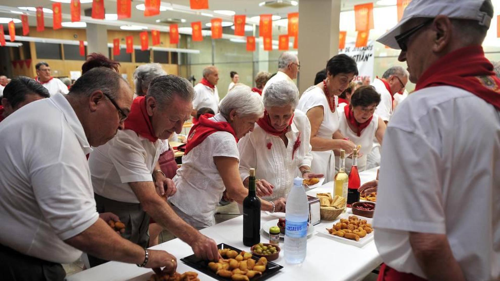 Imágenes del día del jubilado de las fiestas de Tafalla.