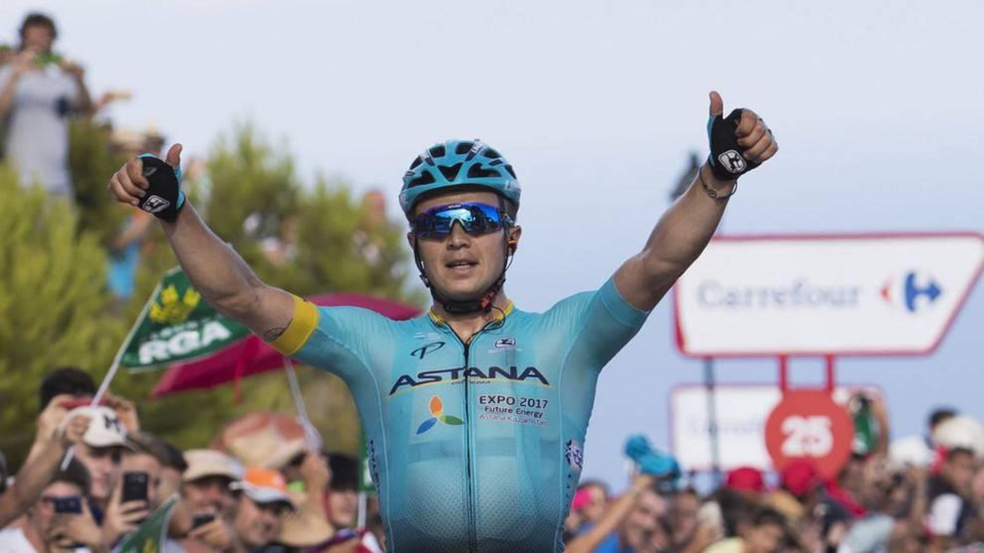 Lutsenko gana en Santa Lucía y Froome refuerza el liderato