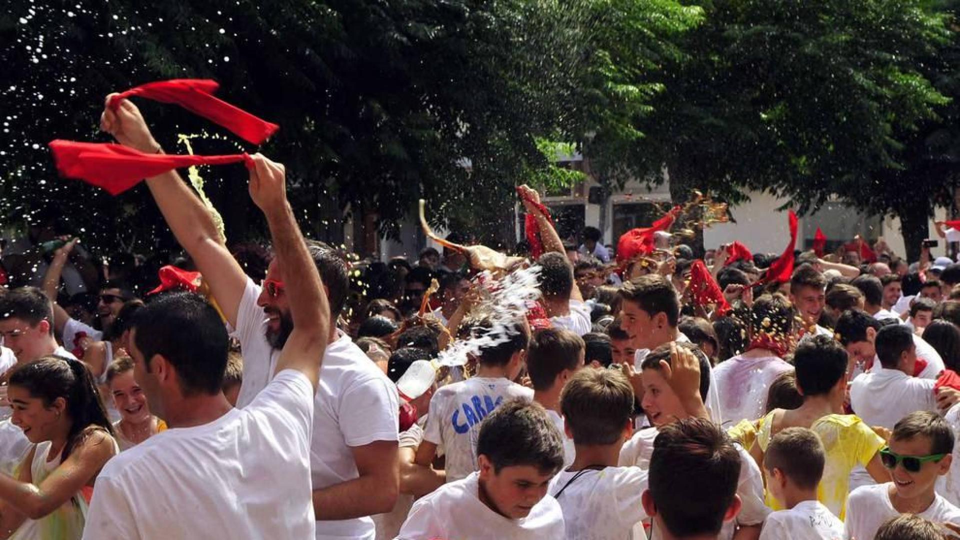 Imágenes del cohete de Marcilla 2017.