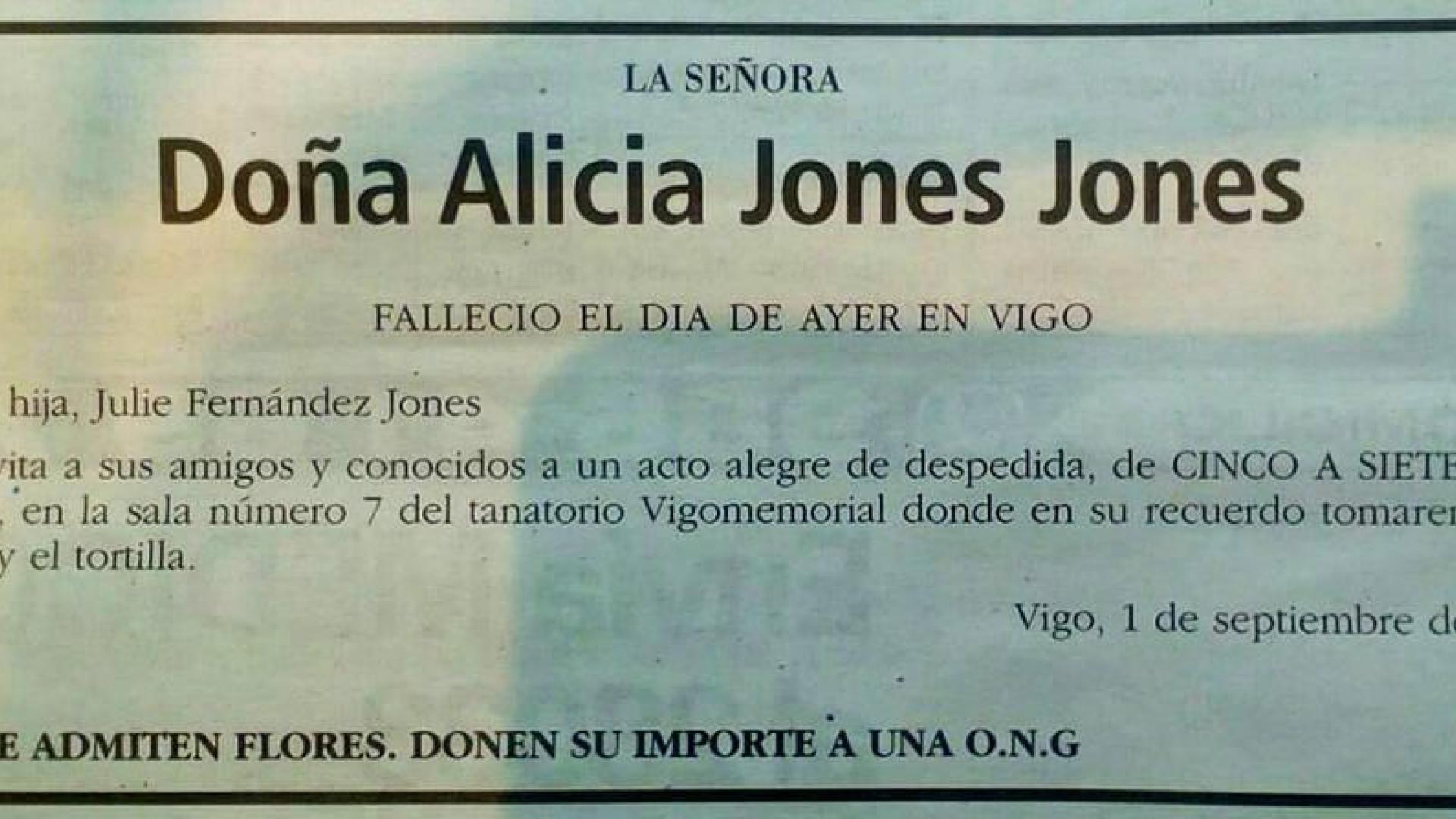 Una esquela para invitar una despedida con vino y tortilla
