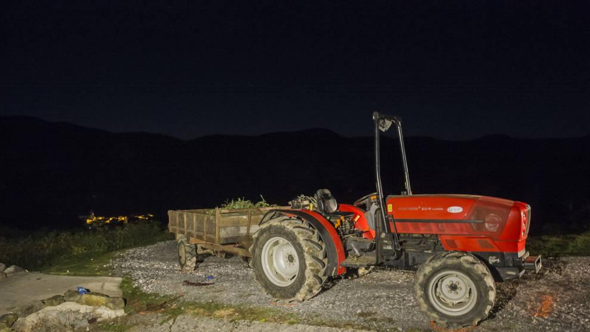 Muere un menor de 13 años en Saldías, atropellado por un tractor