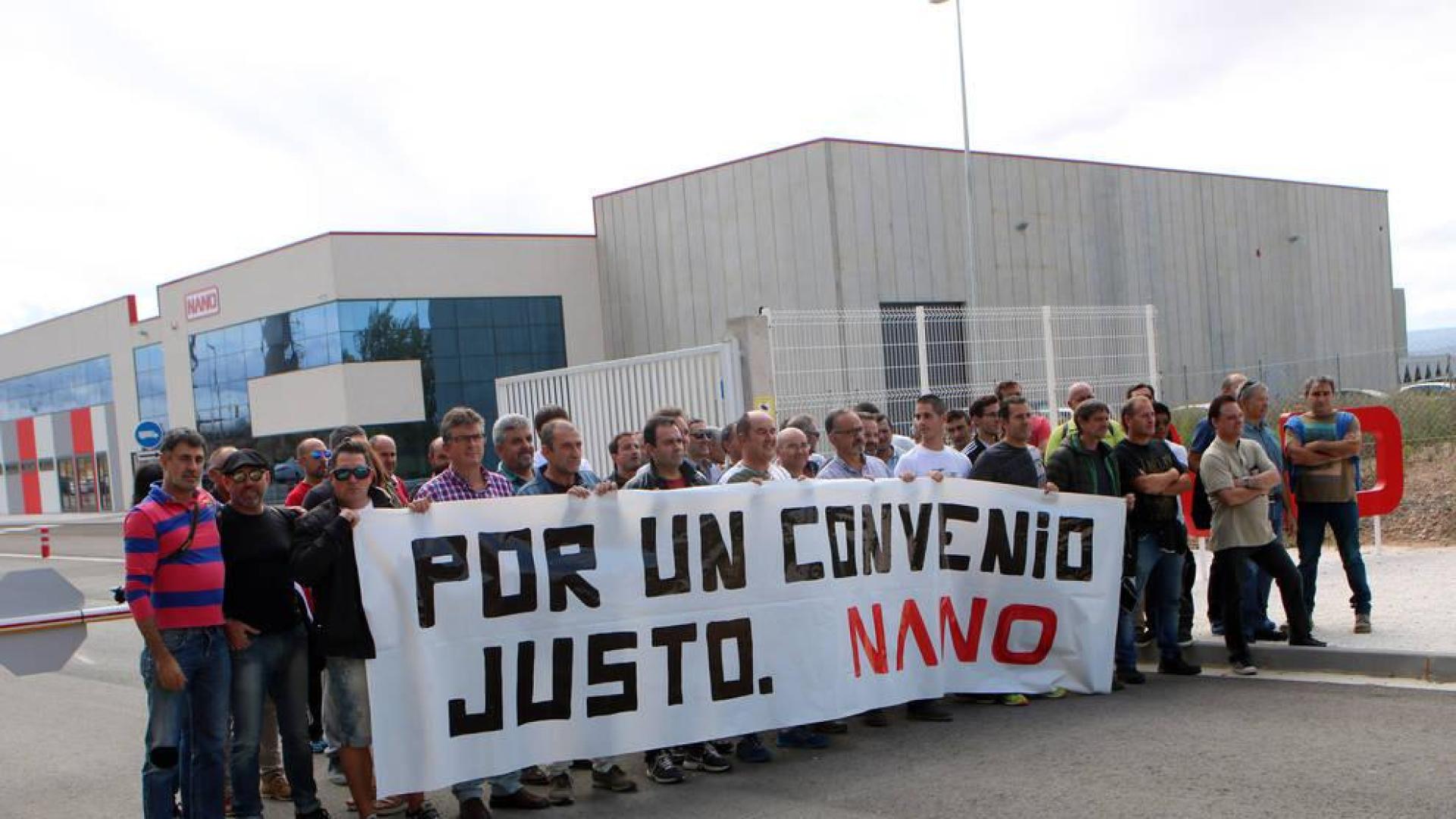 Huelga de la plantilla de Nano Tudela en demanda de “un convenio justo”