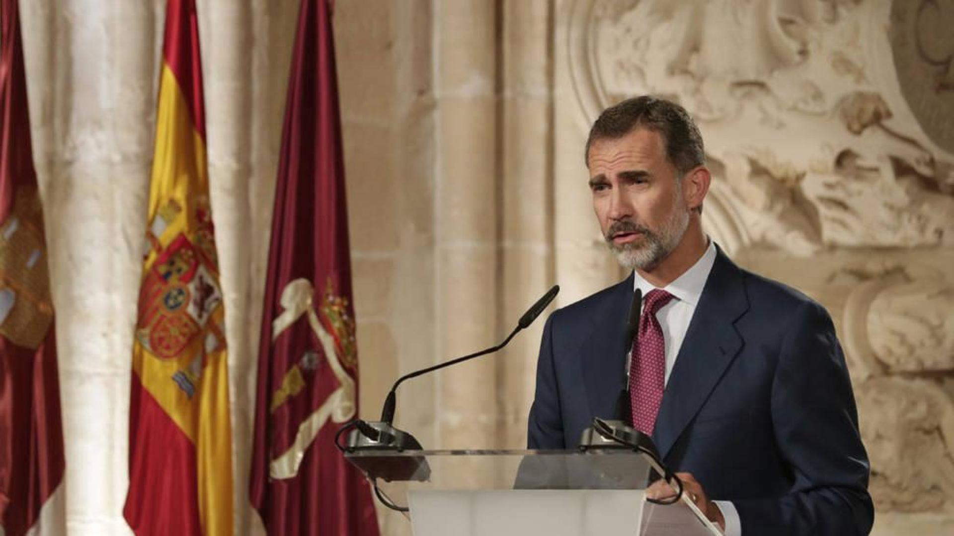 El Rey: "La Constitución prevalecerá frente a quienes quiebran la convivencia"