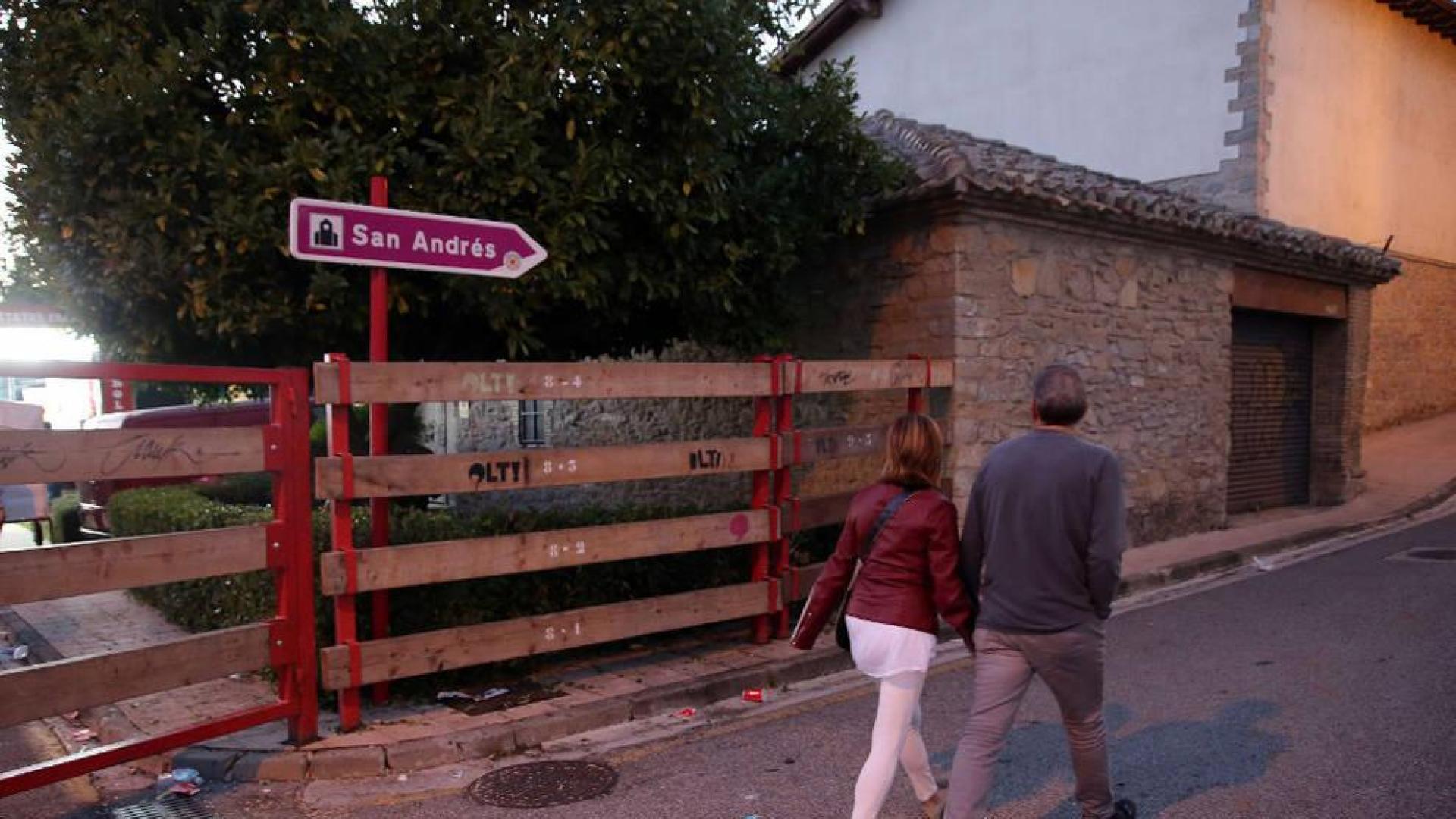 Corneada una niña de 7 años cuando veía el encierro en Zizur