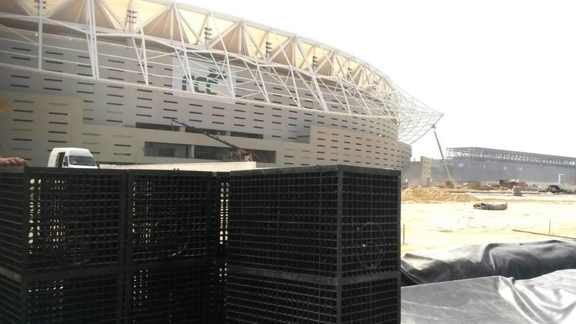 Una empresa de Tafalla suministra material al nuevo estadio del Atlético de Madrid