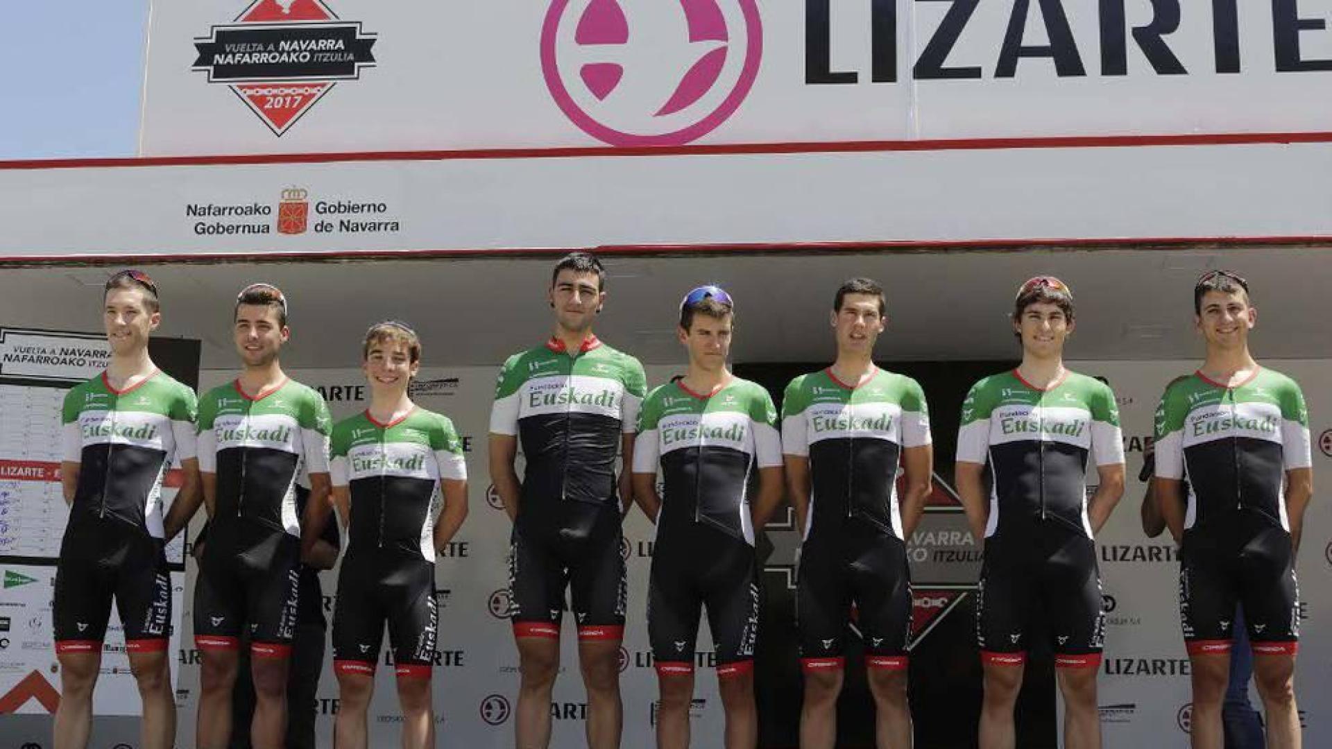 Cuatro navarros cuentan para el equipo ciclista de Landa