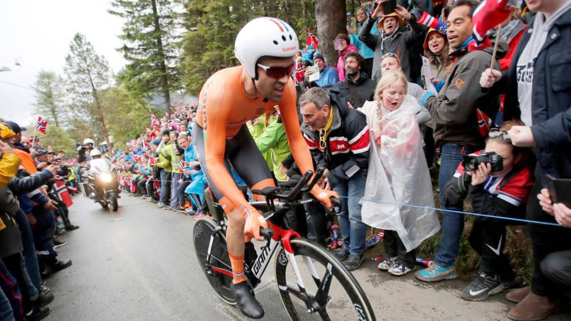 Tom Dumoulin, nuevo campeón de mundo de CRI en Bergen