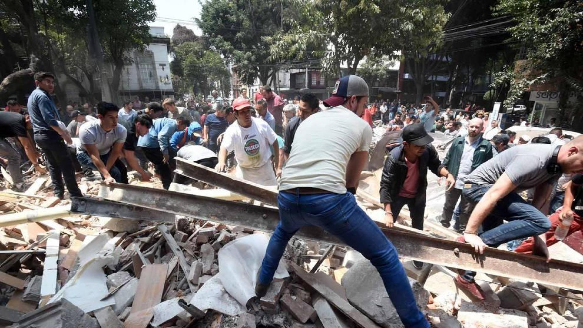Galería de fotos del terremoto de 7,1 en la Ciudad de México