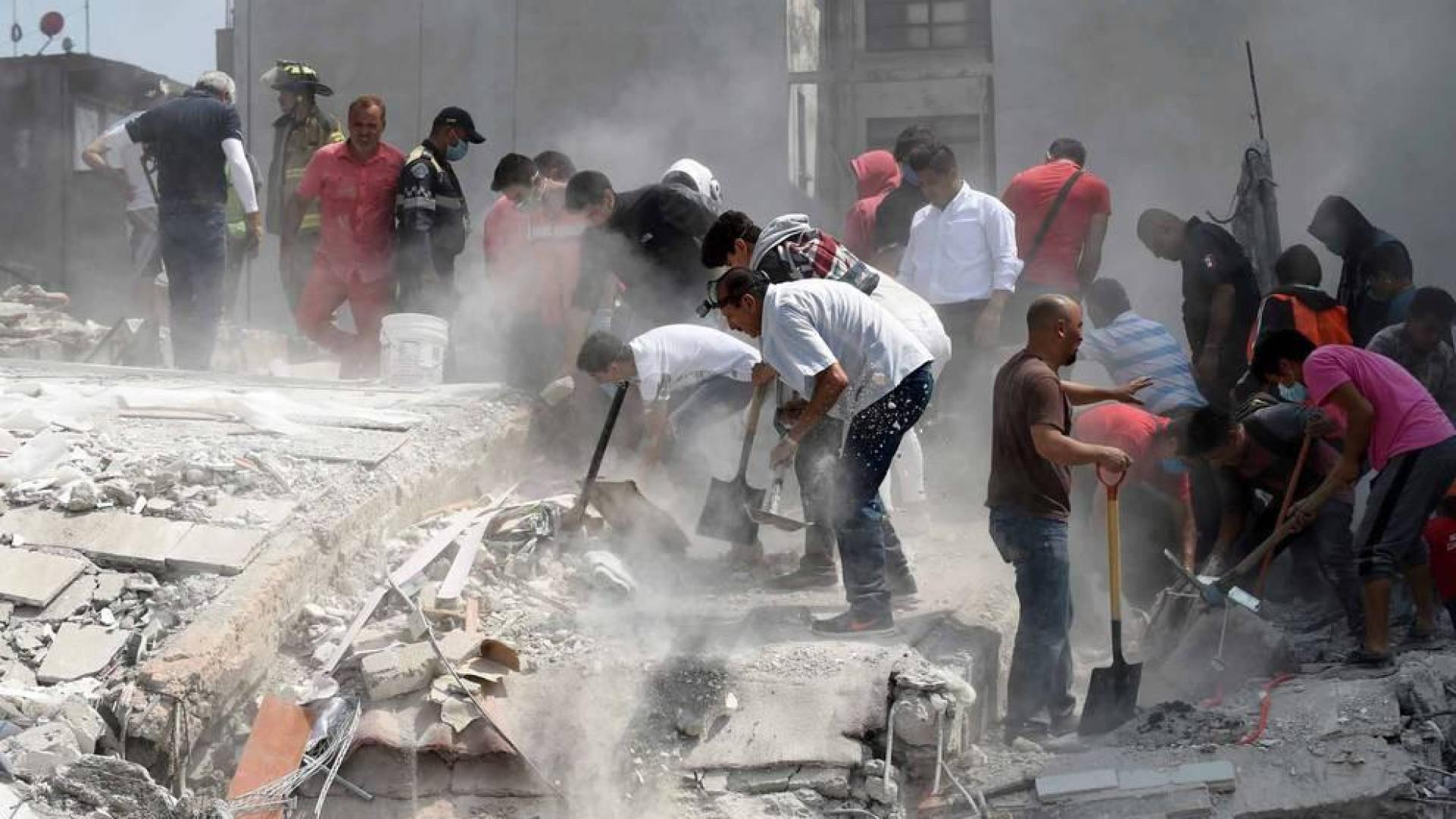 Galería de fotos del terremoto de 7,1 en la Ciudad de México