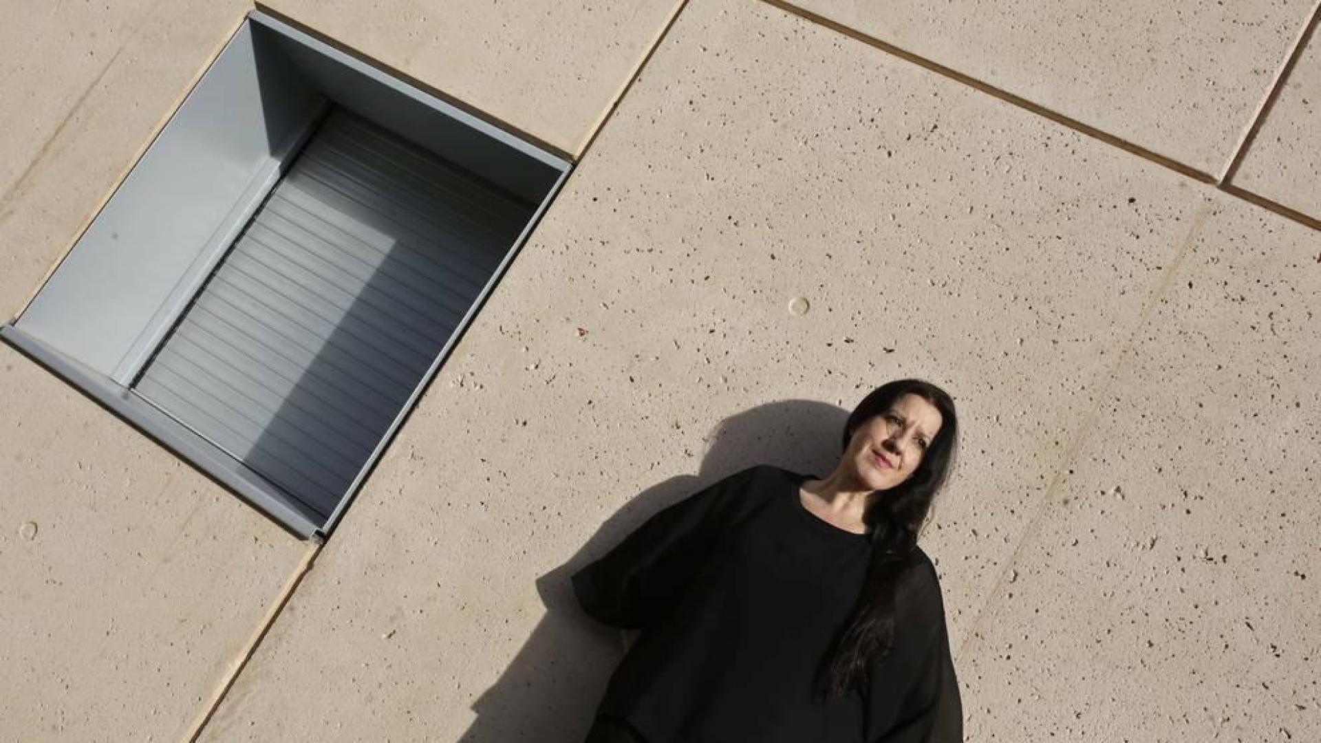 María Pagés, ayer por la tarde en el Museo Universidad de Navarra.