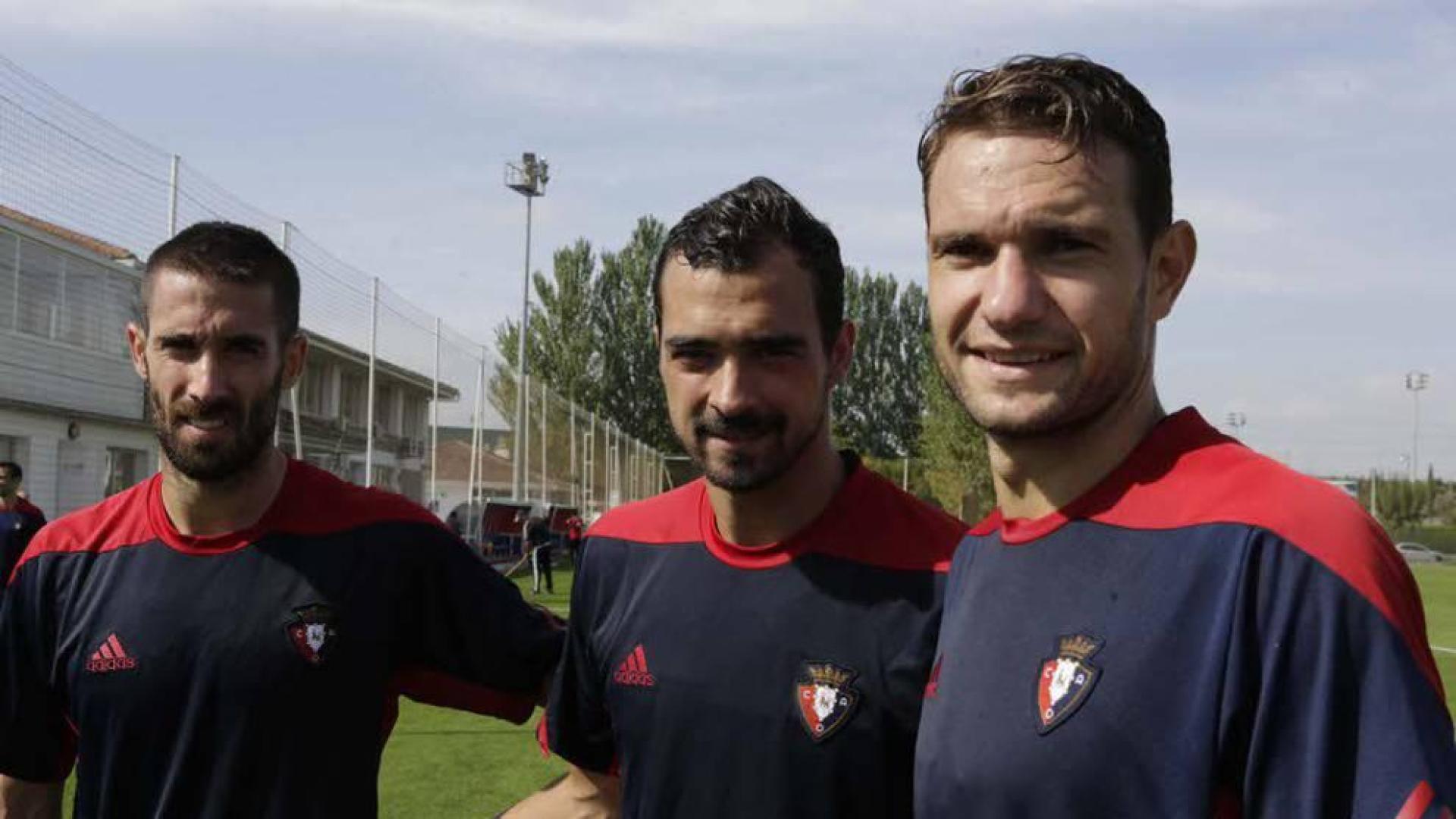 De las Cuevas, David y Lillo (Osasuna) militaron en el Sporting