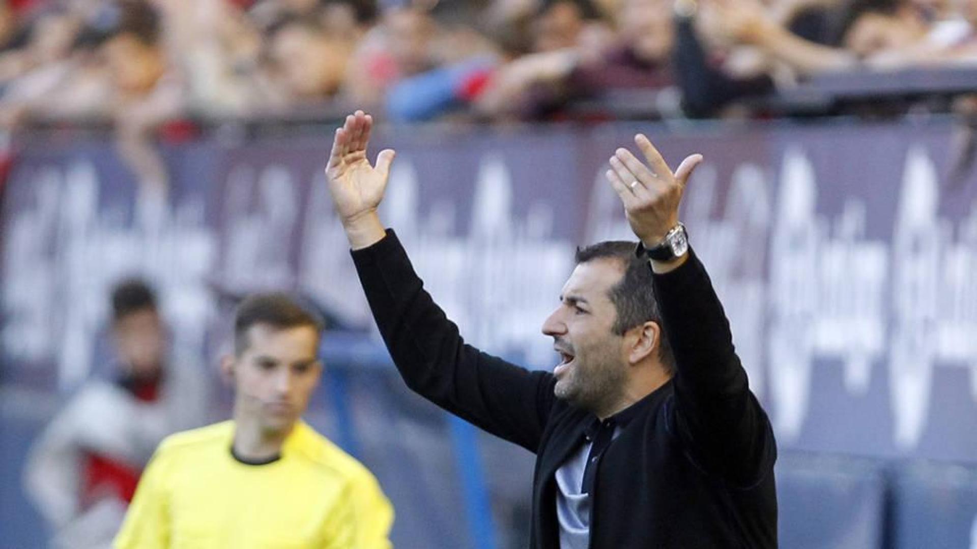 Diego Martínez: "Ganar en Vallecas es una inyección anímica tremenda"