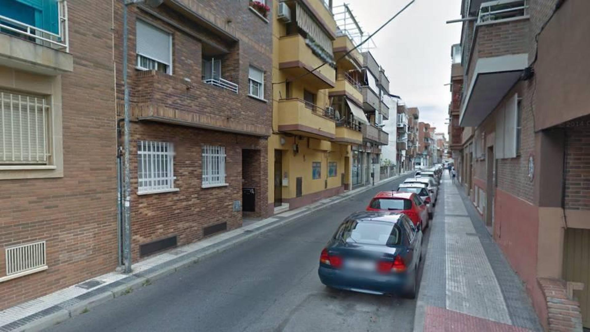 Calle San Roque, en Majadahonda, donde sucedió la puñalada.