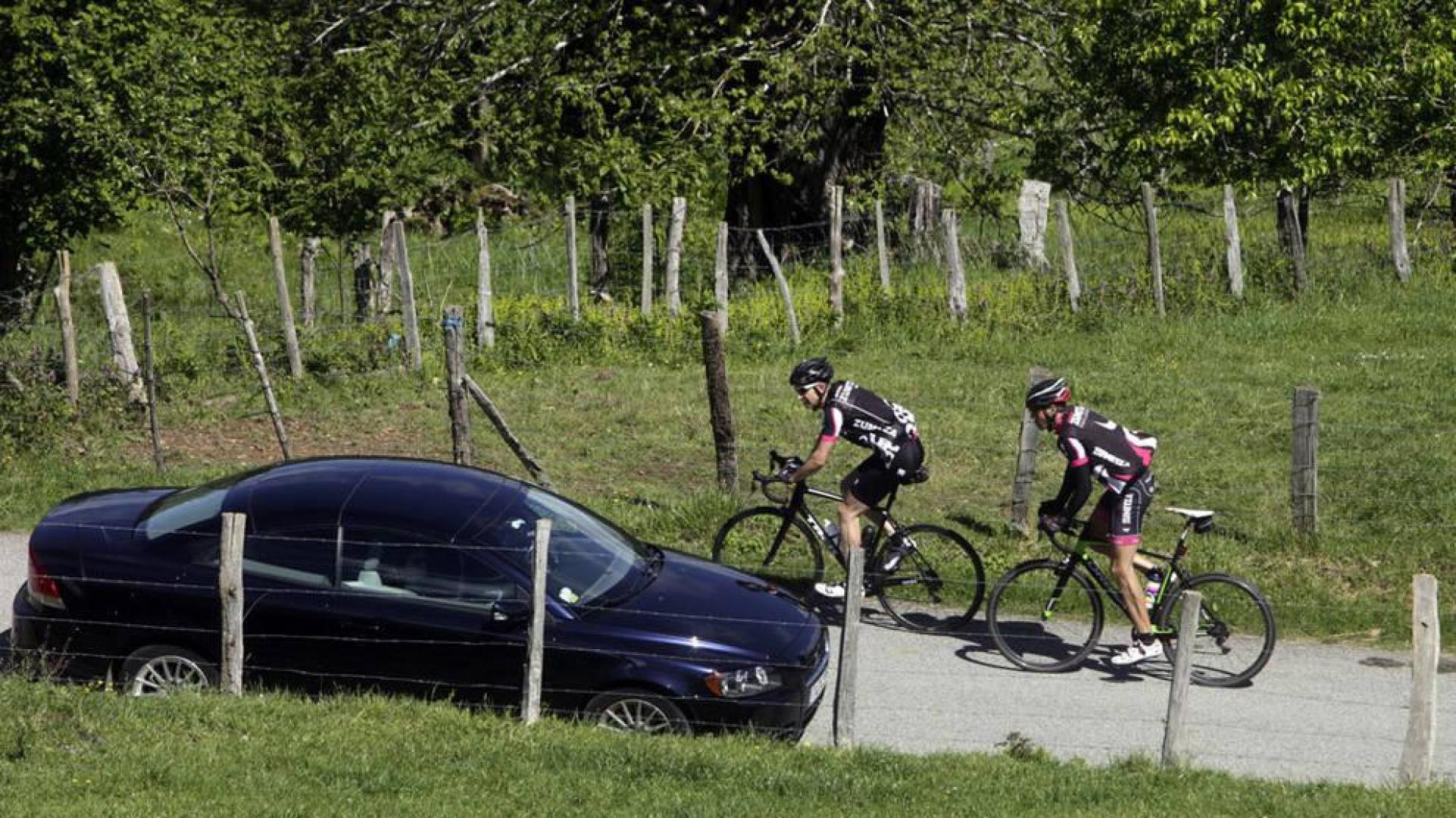Rutas protegidas para ciclistas en Navarra
