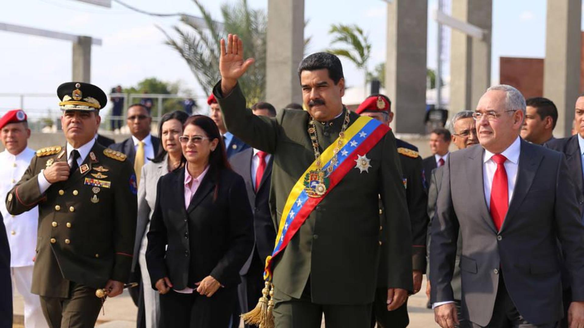 Nicolás Maduro, en un acto en Caracas.