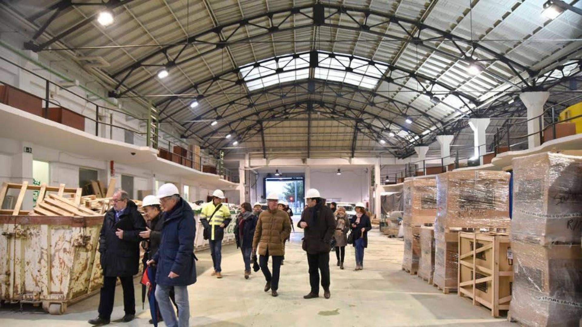 La obra del proyecto Geltoki, en el antiguo Autobuses, terminará en mayo