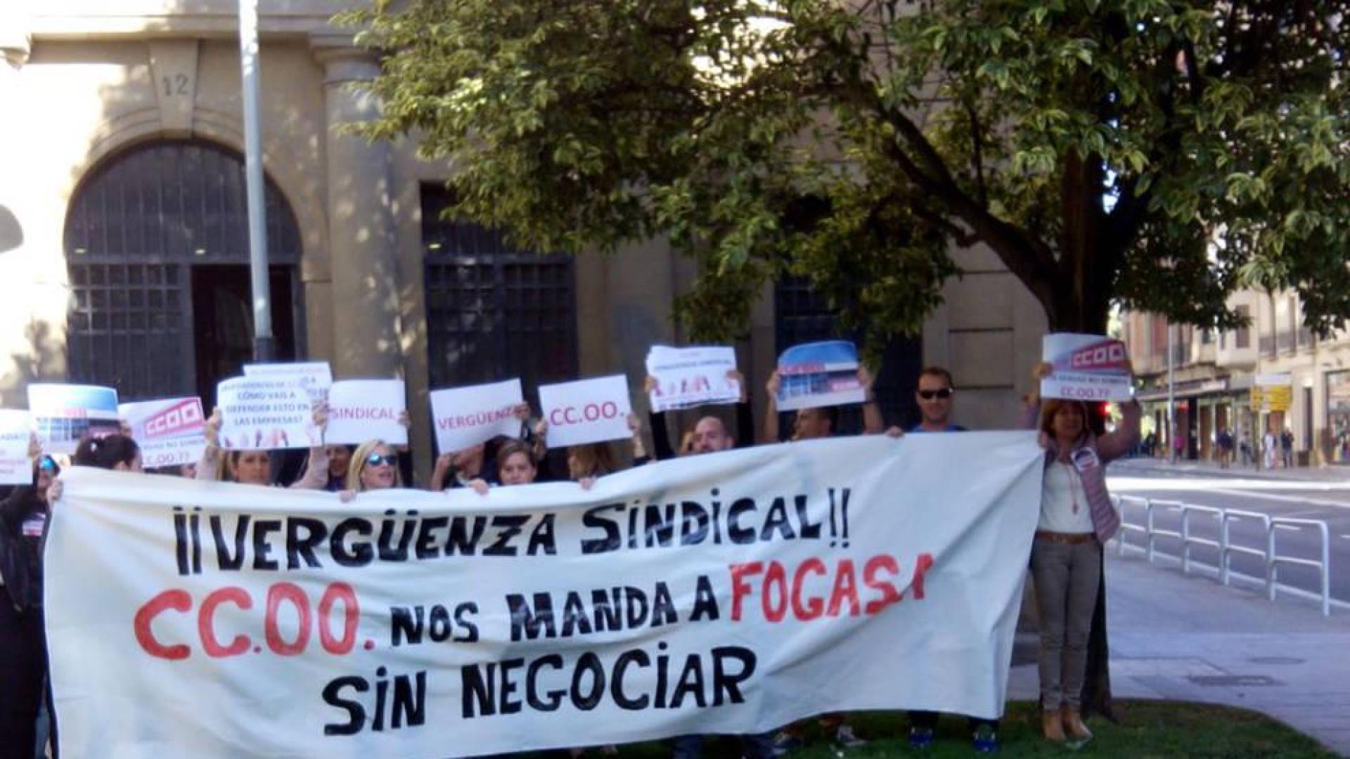 Trabajadores de Forem-CC OO muestran su "indefensión" ante su concurso de acreedores