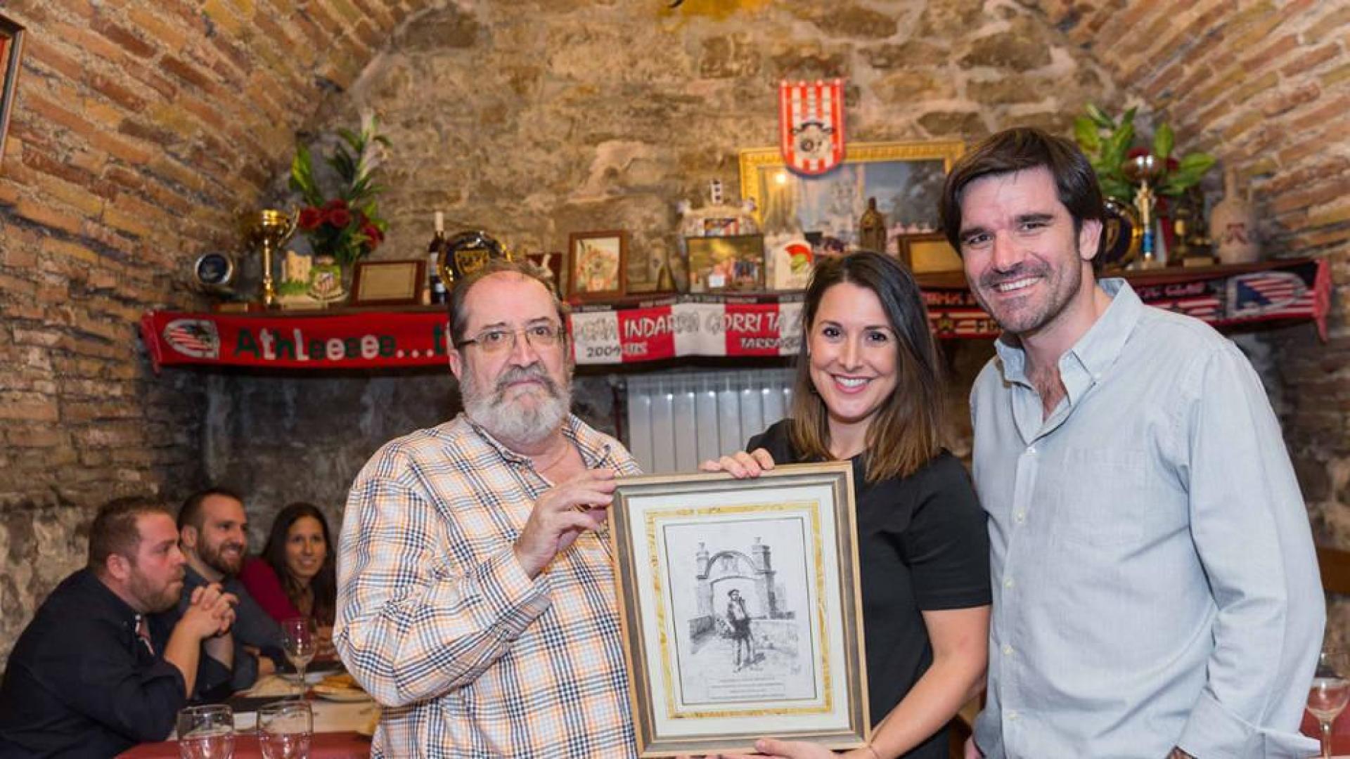 Homenaje a Diario de Navarra de las Sociedades Gastronómicas de Tudela