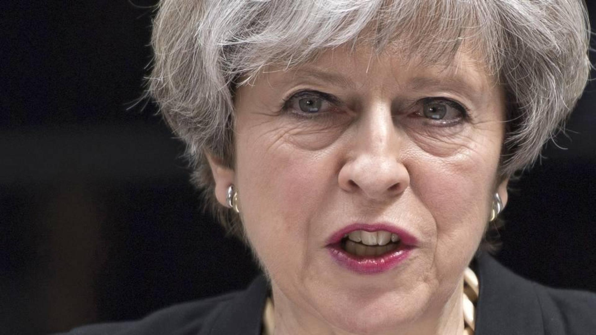 La primera ministra británica, Theresa May.