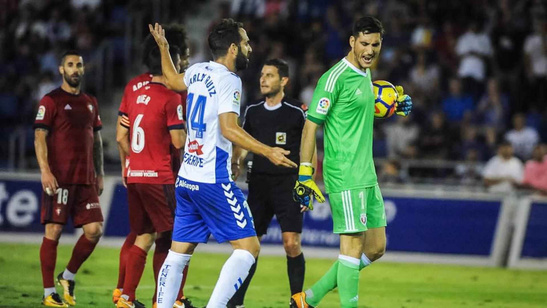 El Tenerife tardará en olvidar a Sergio Herrera