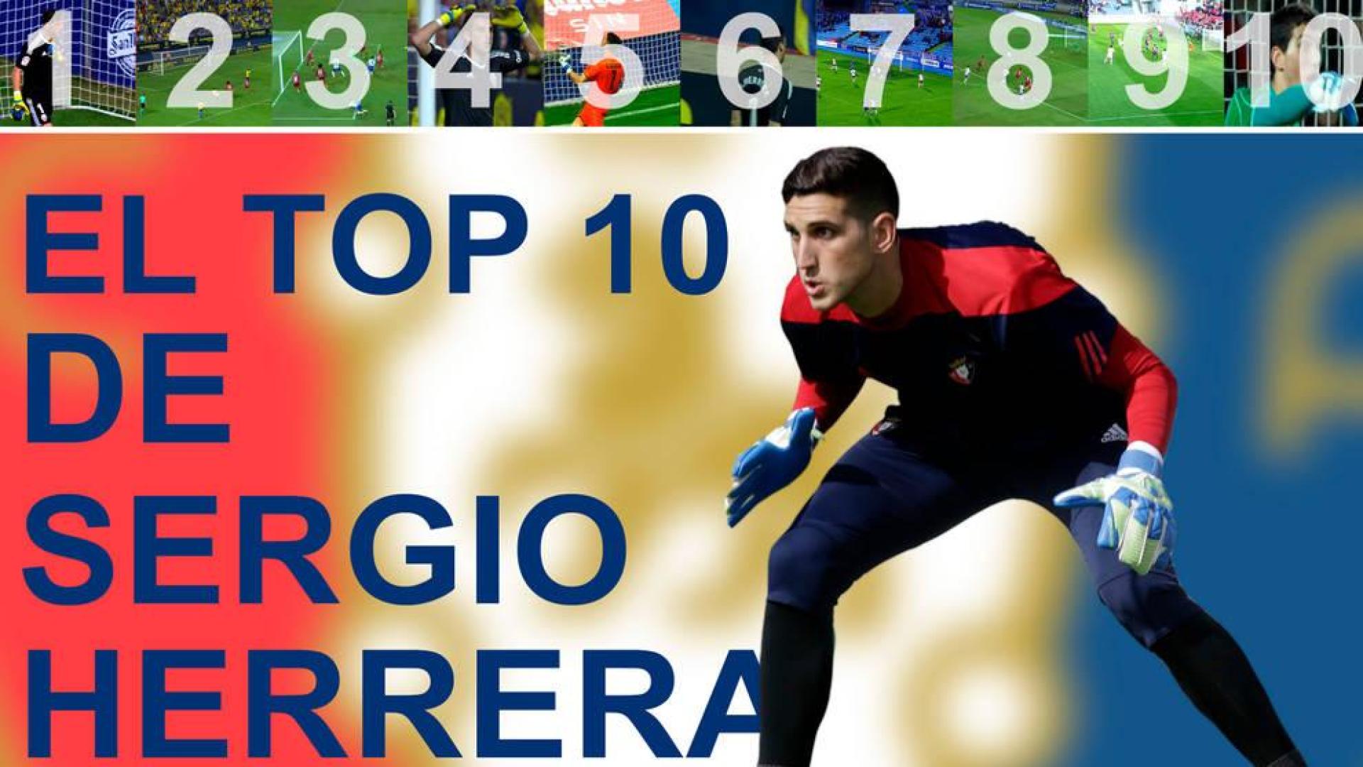 Repasa las diez mejores paradas de Sergio Herrera en toda su carrera