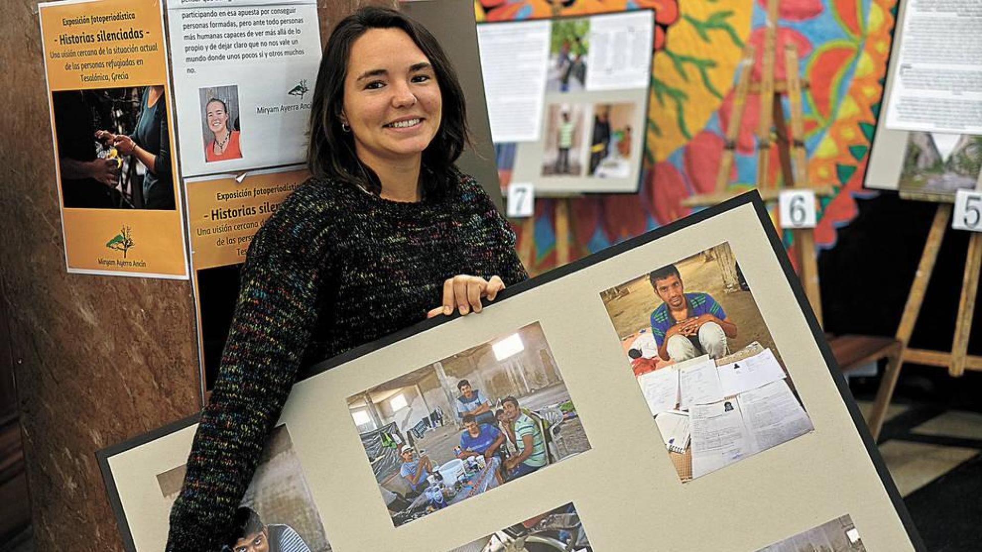 Miryam Ayerra Ancín muestra sus retratos de historias silenciadas