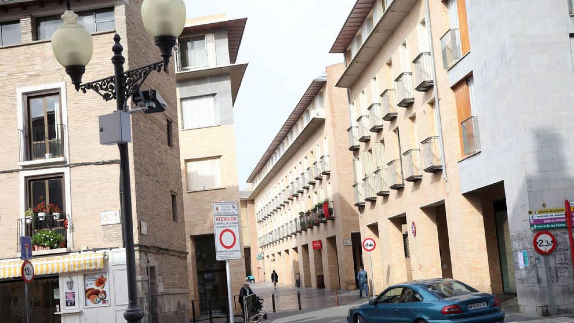 La cámara de control del Casco Viejo de Tudela continúa sin funcionar