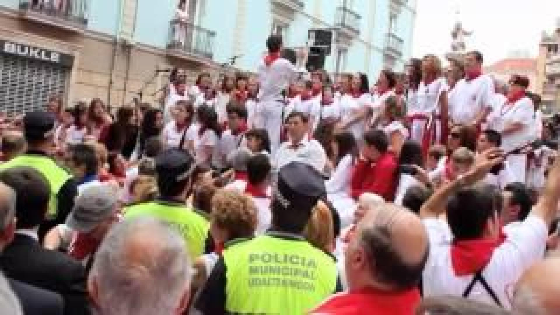 Jota a San Fermín el 7 de julio de 2012