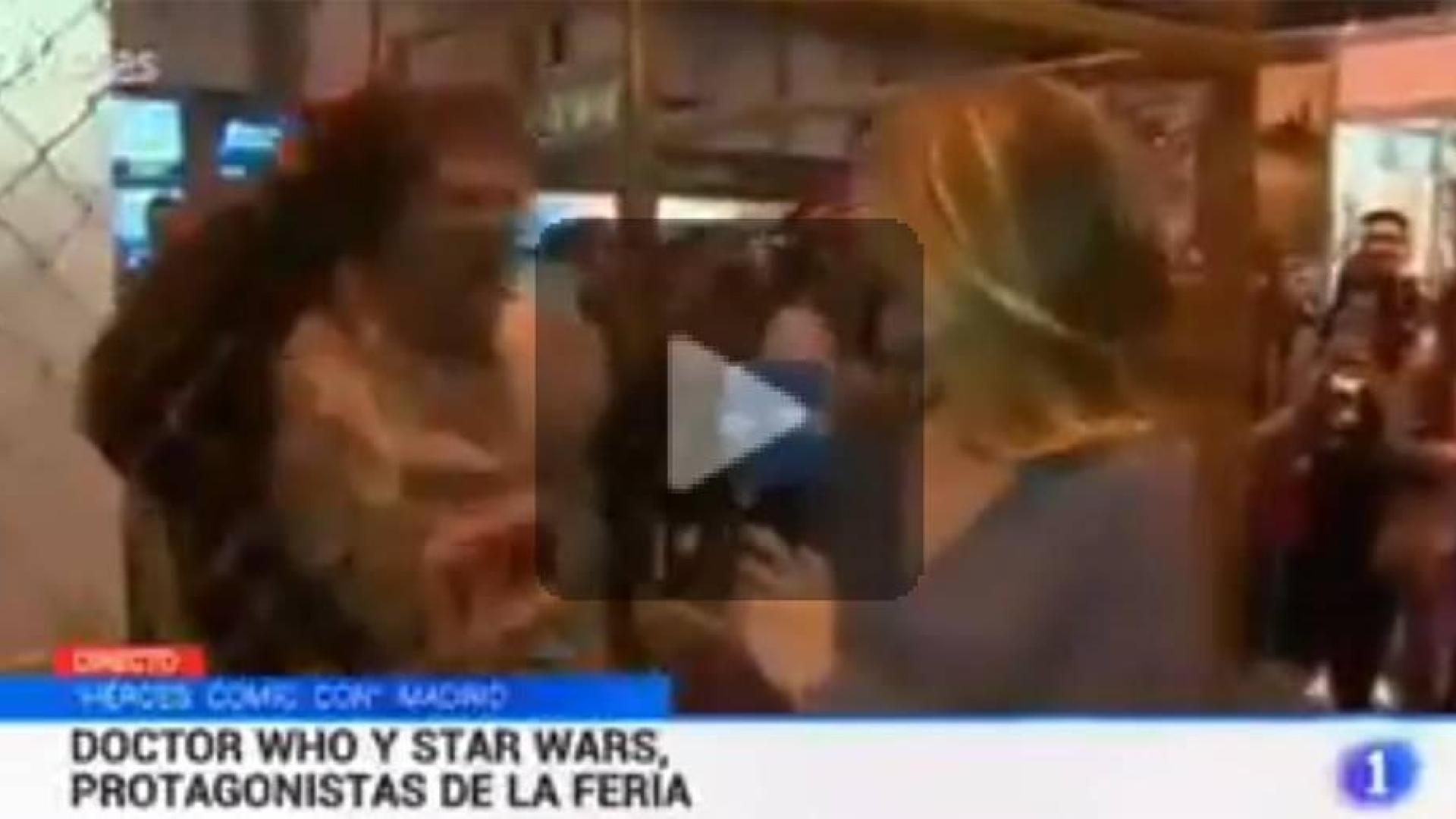 El gran susto a una reportera de TVE en pleno directo