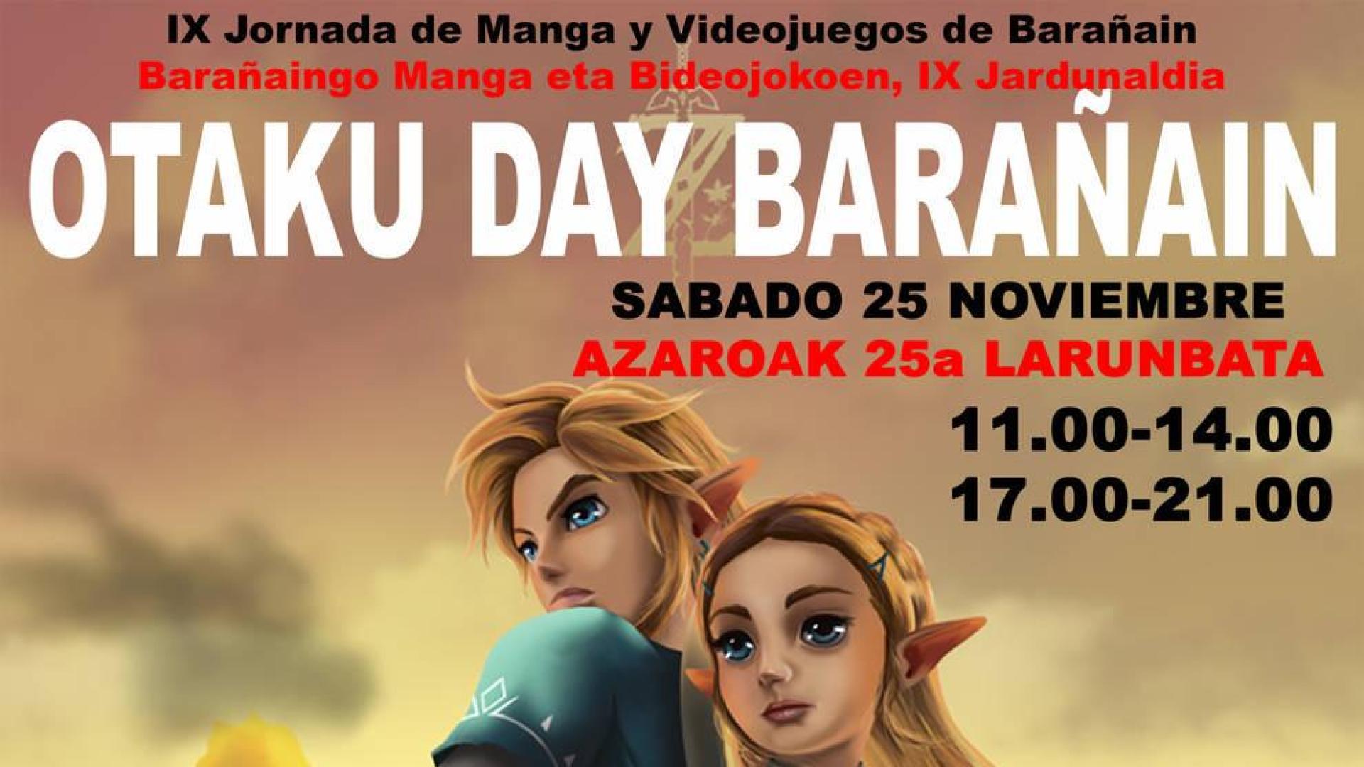 Baragazte celebrará el 25 de noviembre el Otaku Day Barañáin 2017