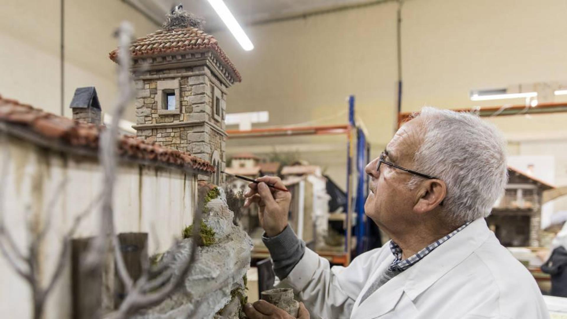 La asociación de Belenistas de Pamplona prepara una exposición en Baluarte