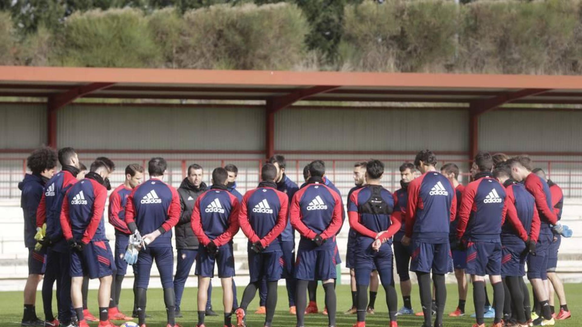 Ausencias en el entrenamiento de Osasuna