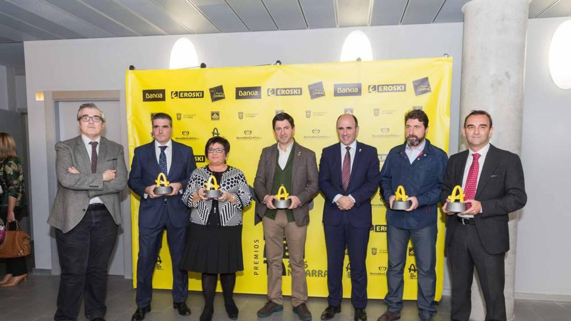 Cuatro empresas y Mª Carmen Mesa reciben los Premios Alimenta Navarra
