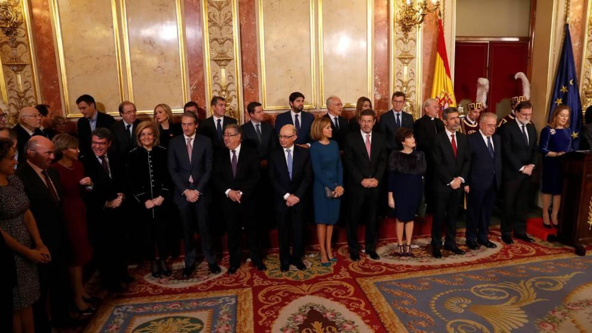 Barkos, ausente en la recepción del Congreso y el Senado a la plana mayor de la política