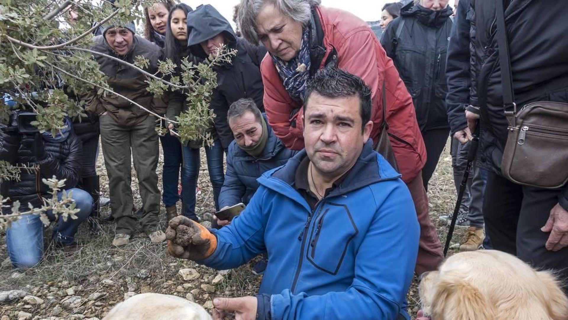 La campaña trufera arranca a pie de Lóquiz con el kilo a 700 euros